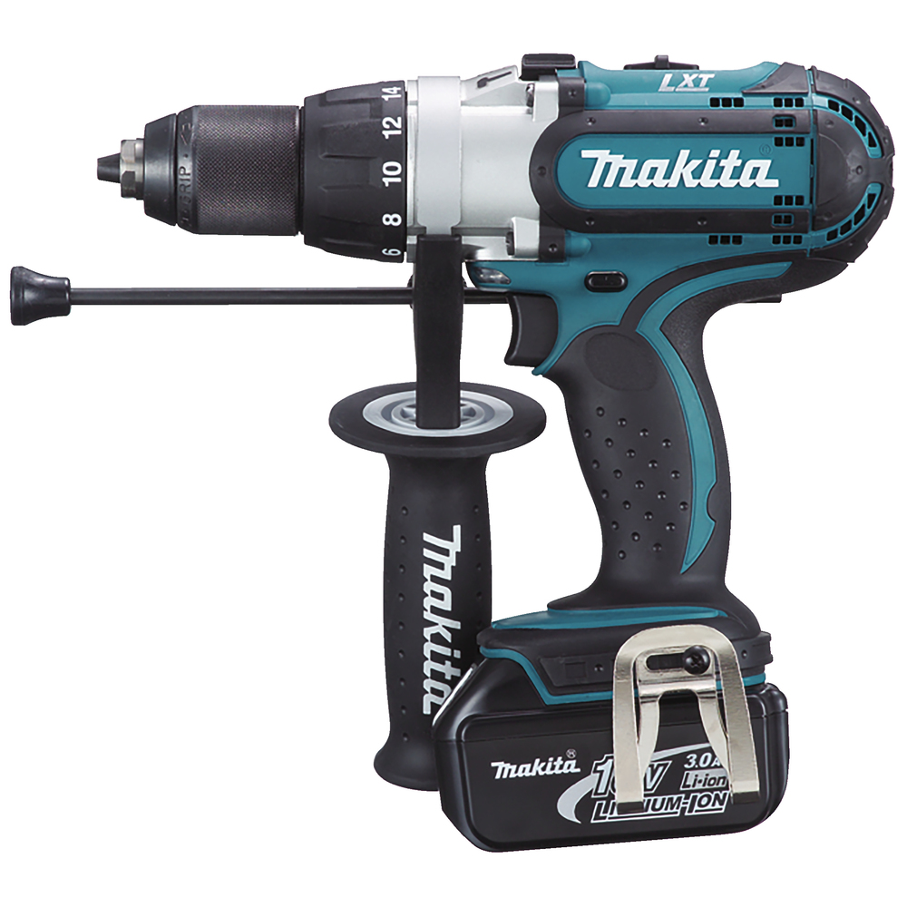 Аккумуляторная ударная дрель-шуруповерт LXT® Makita DHP451RFE