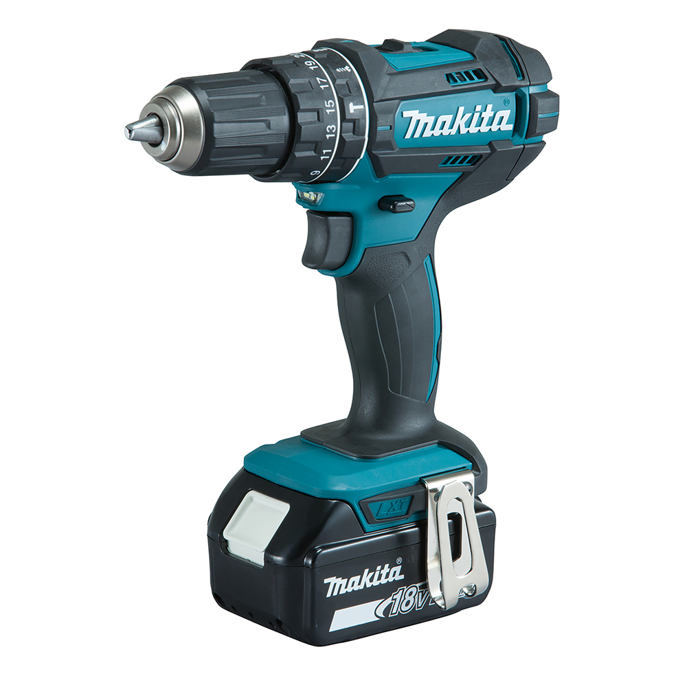 Аккумуляторная ударная дрель-шуруповерт LXT® Makita DHP482SYE