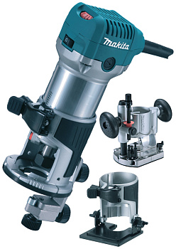 Кромочный фрезер 6 и 8 мм Makita RT0700CX2